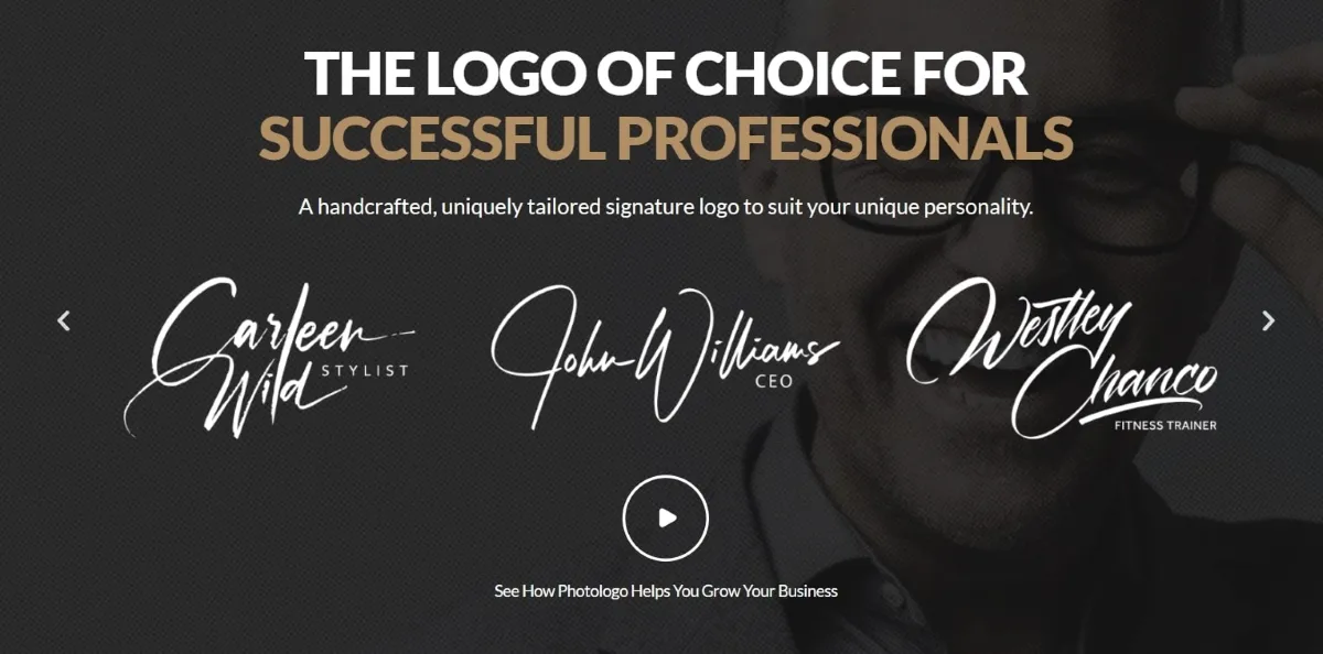 Photologo Page Screenshot