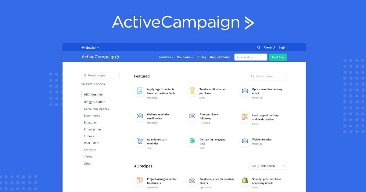 Active Campaign Sign Up