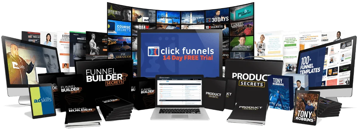ClickFunnels Free Trial Mock Up