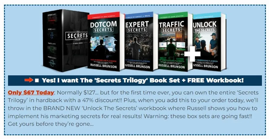 The Secrets Trilogy Upsell Image