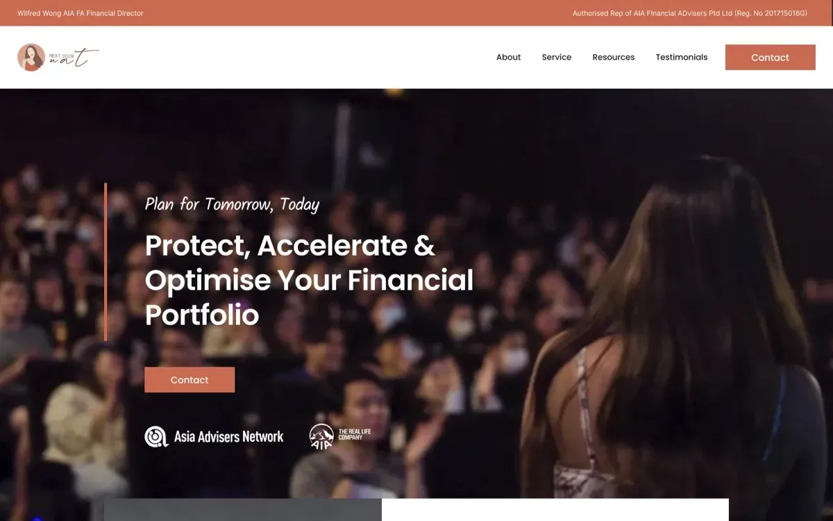 The Natalie Tan website on a laptop and a phone