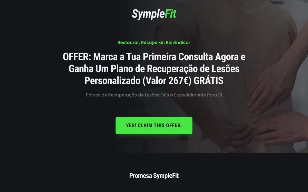 The SympleFit website on a laptop and a phone