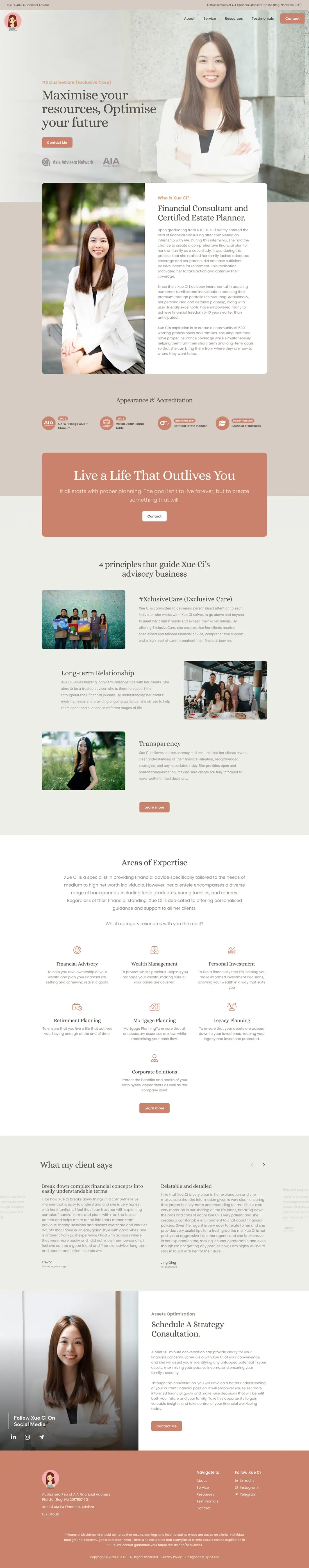 The Xue Ci home page, top to bottom