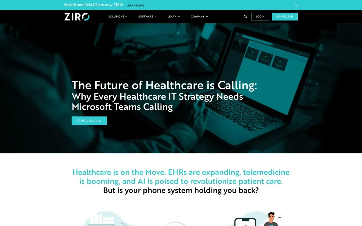 The Ziro website on a laptop and a phone